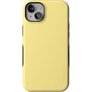 Casely iPhone 14 Plus Case | Coquette Girlie | Pastel Bows | Bold Protective Design | Compatible with MagSafe(Butter Me Up | Butter Yellow)