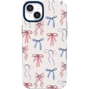 Casely iPhone 14 Plus Case | Coquette Girlie | Pastel Bows | Bold Protective Design | Compatible with MagSafe(Coquette Girlie | Pastel Bows)