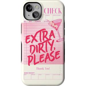 Casely iPhone 14 Plus Case | Coquette Girlie | Pastel Bows | Bold Protective Design | Compatible with MagSafe(Extra Dirty Please | Fun on Weekdays)