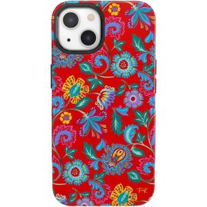 Casely iPhone 14 Plus Case | Coquette Girlie | Pastel Bows | Bold Protective Design | Compatible with MagSafe(Frida Kahlo | Painted Flowers | Floral)