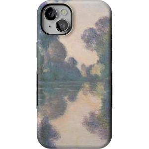 Casely iPhone 14 Plus Case | Opposites Attract | Day & Night Mountains | Bold Protective Design | Compatible with MagSafe(Monet’s Morning | The Met Museum)