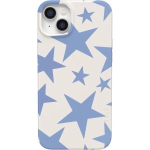 Casely iPhone 14 Plus Case | Stars Align | Blue & White Stars | Compatible with MagSafe | Classic Ultra Slim Design