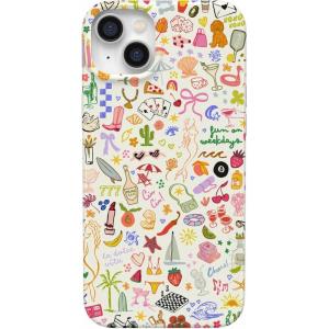 Casely iPhone 14 Plus Case | Van Gogh | Sunflowers Floral | Compatible with MagSafe | Classic Ultra Thin Design(All the Fun Things | Fun on Weekdays)