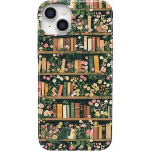 Casely iPhone 14 Plus Case | Van Gogh | Sunflowers Floral | Compatible with MagSafe | Classic Ultra Thin Design(Book Nook | Floral Library)