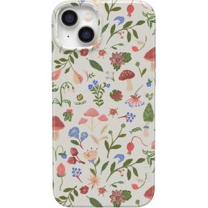 Casely iPhone 14 Plus Case | Van Gogh | Sunflowers Floral | Compatible with MagSafe | Classic Ultra Thin Design(Garden Party | Mushroom Floral)