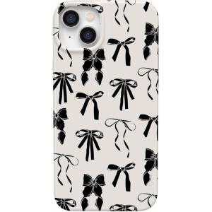 Casely iPhone 14 Plus Case | Van Gogh | Sunflowers Floral | Compatible with MagSafe | Classic Ultra Thin Design(Goth Girlie | Black Bows)