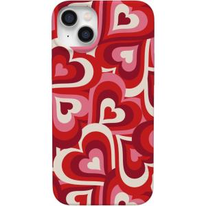 Casely iPhone 14 Plus Case | Van Gogh | Sunflowers Floral | Compatible with MagSafe | Classic Ultra Thin Design(Love Song Remix | Ombre Hearts)