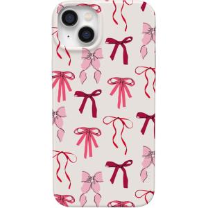 Casely iPhone 14 Plus Case | Van Gogh | Sunflowers Floral | Compatible with MagSafe | Classic Ultra Thin Design(Lover Girlie | Pink Bows)