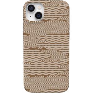 Casely iPhone 14 Plus Case | Van Gogh | Sunflowers Floral | Compatible with MagSafe | Classic Ultra Thin Design(Mocha Ripple | Brown Waves Case)