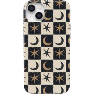 Casely iPhone 14 Plus Case | Van Gogh | Sunflowers Floral | Compatible with MagSafe | Classic Ultra Thin Design(Mystic Moonstar | Black Celestial)