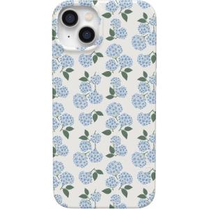 Casely iPhone 14 Plus Case | Van Gogh | Sunflowers Floral | Compatible with MagSafe | Classic Ultra Thin Design(Nantucket Cottage | Blue Hydrangea)