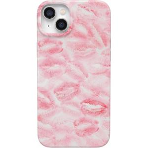 Casely iPhone 14 Plus Case | Van Gogh | Sunflowers Floral | Compatible with MagSafe | Classic Ultra Thin Design(Sealed with a Kiss | Pink Lipstick)