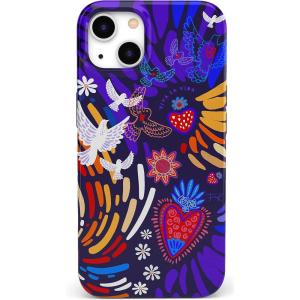 Casely iPhone 14 Plus Case | Van Gogh | Sunflowers Floral | Compatible with MagSafe | Classic Ultra Thin Design(Viva La Vida | Frida Kahlo Collage)