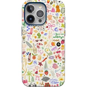 Casely iPhone 15 Pro Max Case | All The Fun Things | Fun on Weekdays | Bold Protective Design | Compatible with MagSafe(All the Fun Things | Fun on Weekdays)