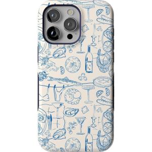 Casely iPhone 15 Pro Max Case | All The Fun Things | Fun on Weekdays | Bold Protective Design | Compatible with MagSafe(Amalfi Aperitivo | Dolce Vita)