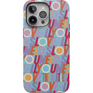 Casely iPhone 15 Pro Max Case | All The Fun Things | Fun on Weekdays | Bold Protective Design | Compatible with MagSafe(Beatles | All You Need Is Love)