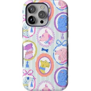 Casely iPhone 15 Pro Max Case | All The Fun Things | Fun on Weekdays | Bold Protective Design | Compatible with MagSafe(Chateau Pups | French Dog)