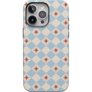 Casely iPhone 15 Pro Max Case | All The Fun Things | Fun on Weekdays | Bold Protective Design | Compatible with MagSafe(Chelsea Checker | Starlight Tiles)