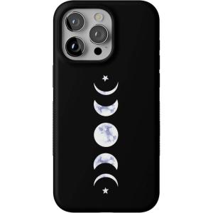 Casely iPhone 15 Pro Max Case | All The Fun Things | Fun on Weekdays | Bold Protective Design | Compatible with MagSafe(It’s Just a Phase | Marble Moon)