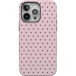 Casely iPhone 15 Pro Max Case | All The Fun Things | Fun on Weekdays | Bold Protective Design | Compatible with MagSafe(On the Dot | Pink Polka Dot)
