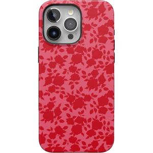 Casely iPhone 15 Pro Max Case | All The Fun Things | Fun on Weekdays | Bold Protective Design | Compatible with MagSafe(Rose Garden | Red Aesthetic)