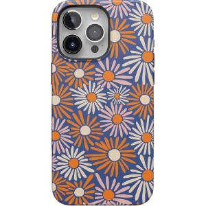 Casely iPhone 15 Pro Max Case | All The Fun Things | Fun on Weekdays | Bold Protective Design | Compatible with MagSafe(Spring Forward | Daisy Floral)