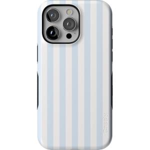 Casely iPhone 15 Pro Max Case | All The Fun Things | Fun on Weekdays | Bold Protective Design | Compatible with MagSafe(Sunday Best | Blue Stripes)