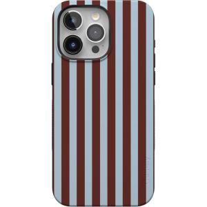 Casely iPhone 15 Pro Max Case | All The Fun Things | Fun on Weekdays | Bold Protective Design | Compatible with MagSafe(Sunday in Brooklyn | Chocolate Stripes)