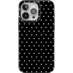 Casely iPhone 15 Pro Max Case | Butter Yellow Stripes | Sunday Best | Compatible with MagSafe | Classic Ultra Thin Design(On the Dot | Black Polka Dot)