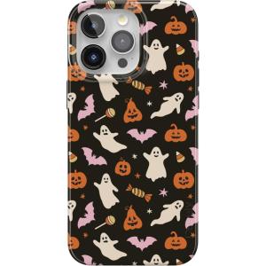 Casely iPhone 15 Pro Max Case | Butter Yellow Stripes | Sunday Best | Compatible with MagSafe | Classic Ultra Thin Design(Trick or Treat | Sweet Halloween)