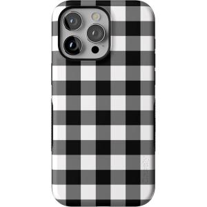 Casely iPhone 15 Pro Max Case | Heart Throb | Endless Hearts | Bold Protective Design | Compatible with MagSafe(Check Me Out | Checkerboard)