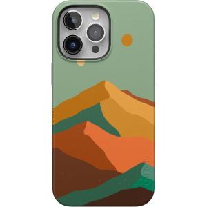 Casely iPhone 15 Pro Max Case | Heart Throb | Endless Hearts | Bold Protective Design | Compatible with MagSafe(Endless Peaks | Colorblock Mountain)