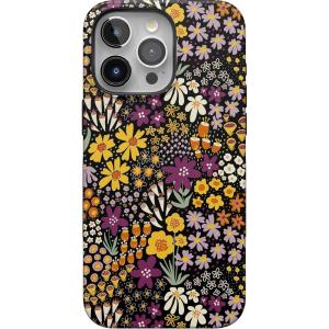 Casely iPhone 15 Pro Max Case | Heart Throb | Endless Hearts | Bold Protective Design | Compatible with MagSafe(Falling for You | Plum Floral)