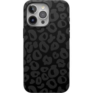 Casely iPhone 15 Pro Max Case | Heart Throb | Endless Hearts | Bold Protective Design | Compatible with MagSafe(Into the Wild | Black Leopard)