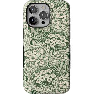 Casely iPhone 15 Pro Max Case | Heart Throb | Endless Hearts | Bold Protective Design | Compatible with MagSafe(Mystic Meadow | Green Gardens)