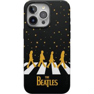 Casely iPhone 15 Pro Max Case | Heart Throb | Endless Hearts | Bold Protective Design | Compatible with MagSafe(Night Walk | The Beatles Abbey Road Dual Image)