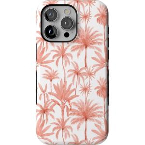 Casely iPhone 15 Pro Max Case | Heart Throb | Endless Hearts | Bold Protective Design | Compatible with MagSafe(Perfect Paradise | Tropical Palm Tree Floral)