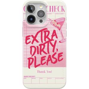 Casely iPhone 15 Pro Max Case | Moody Monochrome | Bordeaux Rose | Compatible with MagSafe | Classic Ultra Thin Design(Extra Dirty Please | Fun on Weekdays)