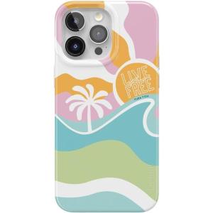 Casely iPhone 15 Pro Max Case | Moody Monochrome | Bordeaux Rose | Compatible with MagSafe | Classic Ultra Thin Design(Pura Vida | Tropical Dreams)