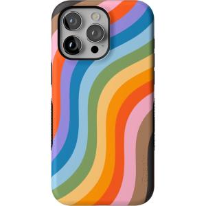 Casely iPhone 15 Pro Max Case | Twilight Flora | Moody Monochrome | Bold Protective Design | Compatible with MagSafe(Love for All | Rainbow Pride)