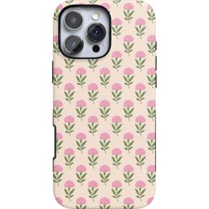 Casely iPhone 16 Pro Case | Into The Wild | Black Leopard | Bold Protective Design | Compatible with MagSafe(Jenna’s Flowers | Fun on Weekdays)