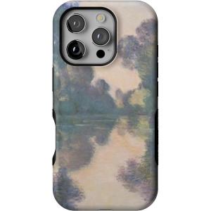Casely iPhone 16 Pro Case | Into The Wild | Black Leopard | Bold Protective Design | Compatible with MagSafe(Monet’s Morning | The Met Museum)