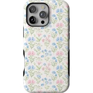 Casely iPhone 16 Pro Case | Into The Wild | Black Leopard | Bold Protective Design | Compatible with MagSafe(Pastel Garden | Sunday Best)