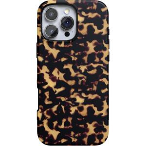 Casely iPhone 16 Pro Case | Into The Wild | Black Leopard | Bold Protective Design | Compatible with MagSafe(Tortoise Print | Shell Shocked)
