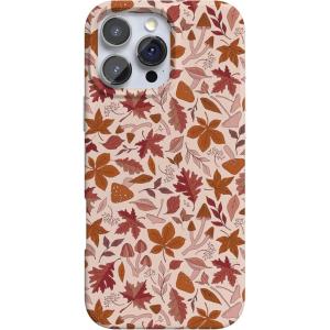Casely iPhone 16 Pro Case | Into The Wild | White Snow Leopard | Compatible with MagSafe | Classic Ultra Slim Design(Can’t Help Falling | Autumn Leaves)