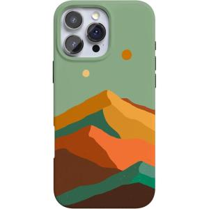 Casely iPhone 16 Pro Case | Into The Wild | White Snow Leopard | Compatible with MagSafe | Classic Ultra Slim Design(Endless Peaks | Colorblock Mountain)