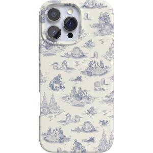 Casely iPhone 16 Pro Case | Into The Wild | White Snow Leopard | Compatible with MagSafe | Classic Ultra Slim Design(Graveyard Gathering | Skeleton Picnic)