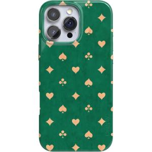 Casely iPhone 16 Pro Case | Into The Wild | White Snow Leopard | Compatible with MagSafe | Classic Ultra Slim Design(Royal Flush | French Deck)