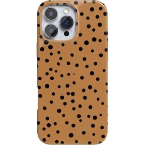 Casely iPhone 16 Pro Case | Into The Wild | White Snow Leopard | Compatible with MagSafe | Classic Ultra Slim Design(Spot On | Dotted Animal Print)