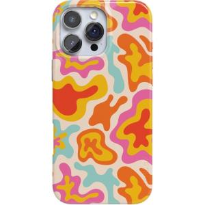 Casely iPhone 16 Pro Case | Into The Wild | White Snow Leopard | Compatible with MagSafe | Classic Ultra Slim Design(Tropical Color Splash | Abstract Retro)